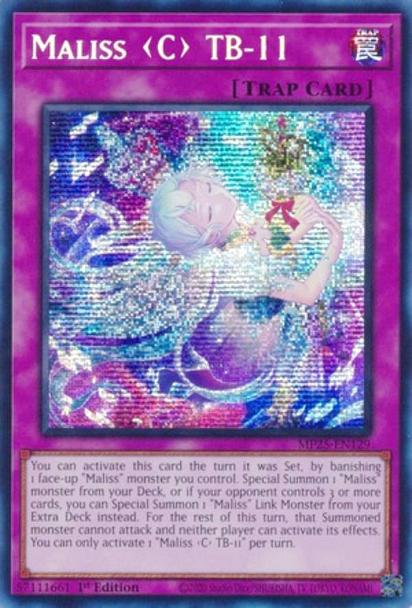 遊戯王 MP25-EN129 M∀LICE＜C＞TB−11 Maliss ＜C＞ TB-11 (英語版 1st Edition プリズマティックシークレットレア) 2025 Mega-Pack Bundle