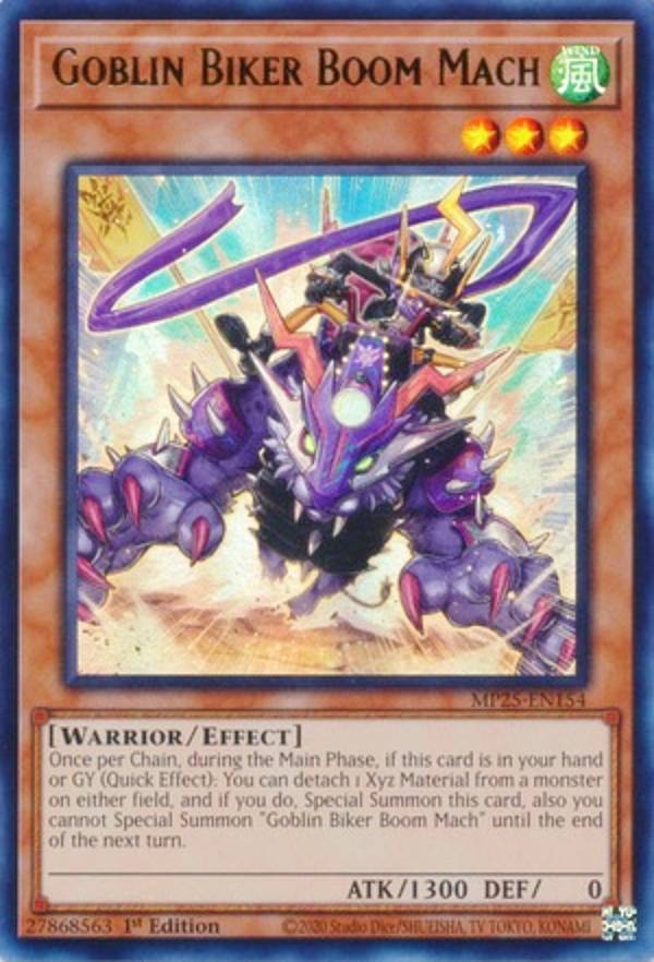 REALiZEۥӡȥ쥫2Ź㤨ͷ MP25-EN154 ɴ ®֡ Goblin Biker Boom Mach (Ѹ 1st Edition ȥ쥢 2025 Mega-Pack BundleפβǤʤ150ߤˤʤޤ