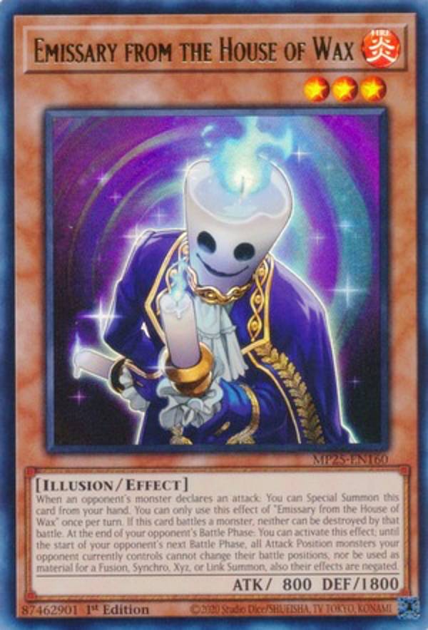 遊戯王 MP25-EN160 幻蝋館の使者 Emissary from the House of Wax (英語版 1st Edition ウルトラレア) 2025 Mega-Pack Bundle