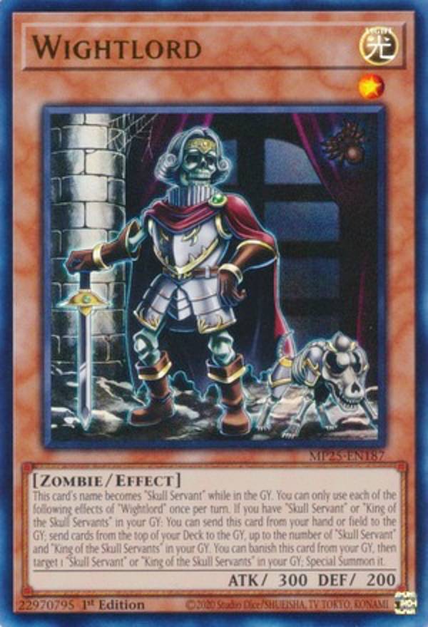 遊戯王 MP25-EN187 ワイトロード Wightlord (英語版 1st Edition ウルトラレア) 2025 Mega-Pack Bundle