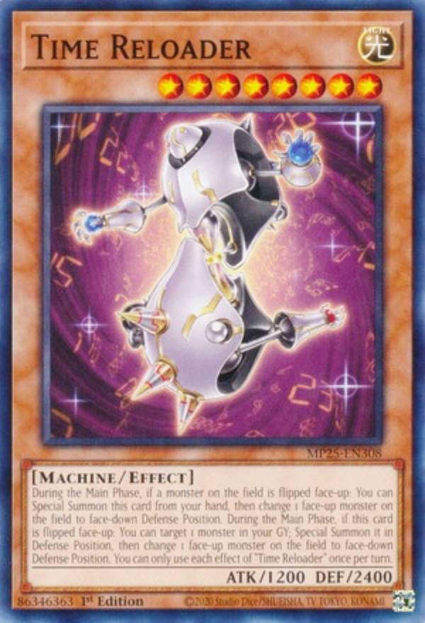 遊戯王 MP25-EN308 タイム・リワインダー Time Reloader (英語版 1st Edition ノーマル) 2025 Mega-Pack Bundle
