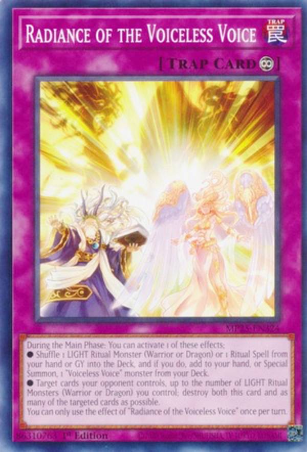 遊戯王 MP25-EN324 粛声なる威光 Radiance of the Voiceless Voice (英語版 1st Edition ノーマル) 2025 Mega-Pack Bundle