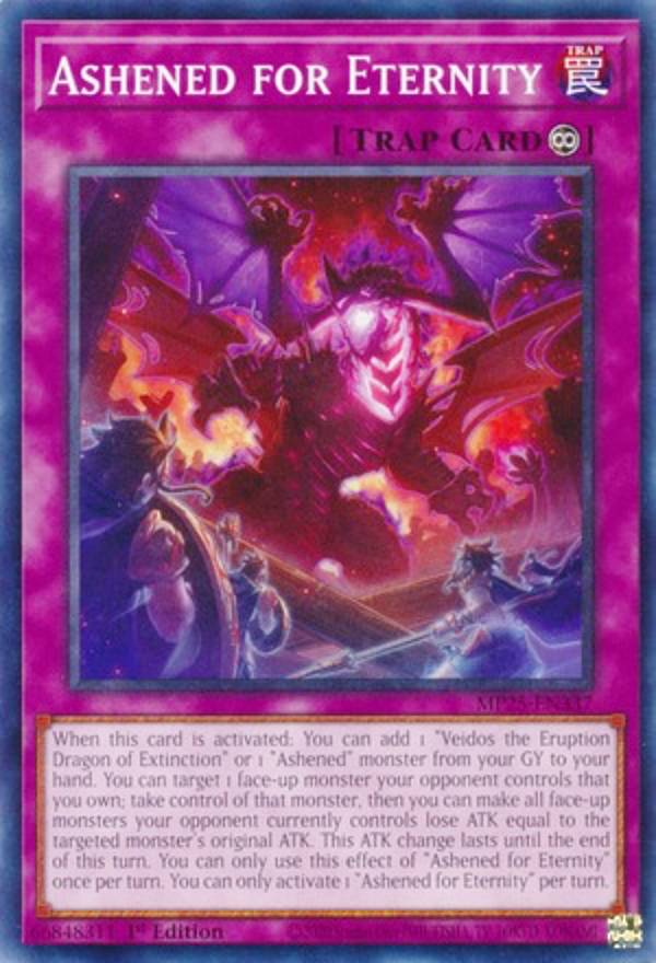 遊戯王 MP25-EN337 終わりなき灰滅 Ashened for Eternity (英語版 1st Edition ノーマル) 2025 Mega-Pack Bundle