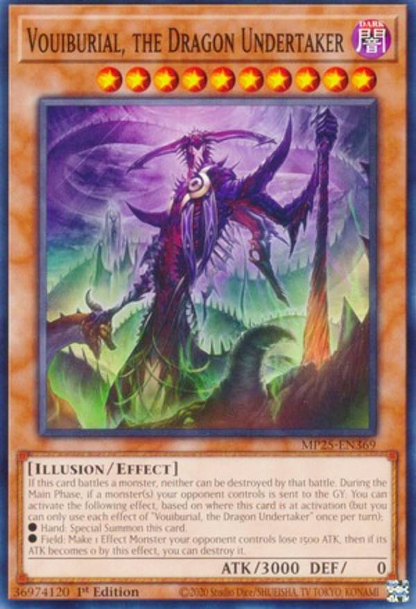 遊戯王 MP25-EN369 竜葬主−ヴィブリアル Vouiburial, the Dragon Undertaker (英語版 1st Edition ノーマル) 2025 Mega-Pack Bundle