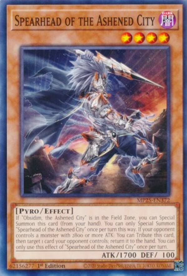 遊戯王 MP25-EN372 灰滅せし都の先懸 Spearhead of the Ashened City (英語版 1st Edition ノーマル) 2025 Mega-Pack Bundle