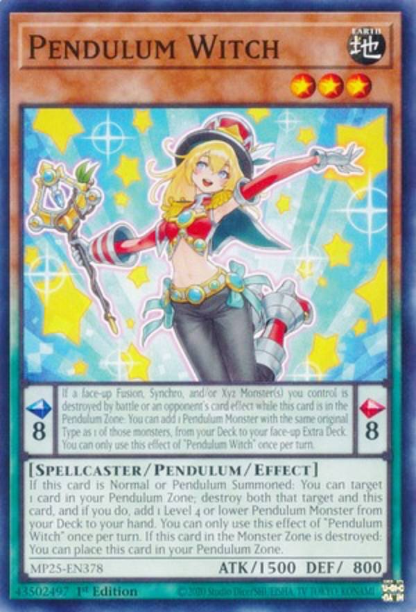 遊戯王 MP25-EN378 ペンデュラム・ウィッチ Pendulum Witch (英語版 1st Edition ノーマル) 2025 Mega-Pack Bundle