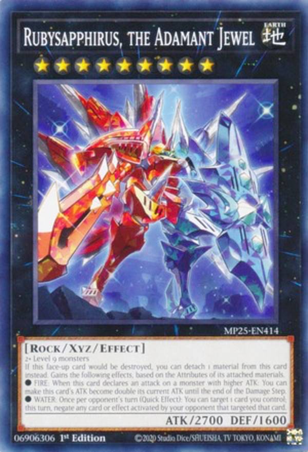 REALiZEۥӡȥ쥫2Ź㤨ͷ MP25-EN414 ݤζ 롼٥ե륹 Rubysapphirus, the Adamant Jewel (Ѹ 1st Edition Ρޥ 2025 Mega-Pack BundleפβǤʤ50ߤˤʤޤ