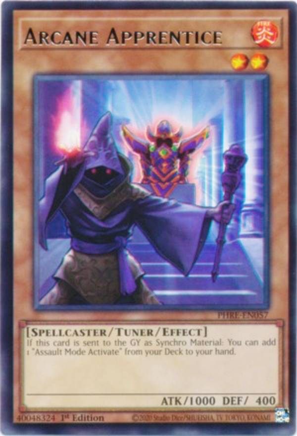 遊戯王 PHRE-EN057 アーケイン・ファイロ Arcane Apprentice (英語版 1st Edition レア) Phantom Revenge