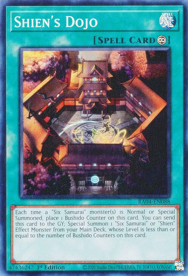 REALiZEۥӡȥ쥫2Ź㤨ͷ RA04-EN088 ƻ Shien's Dojo (Ѹ 1st Edition ѡ쥢 Quarter Century StampedeפβǤʤ30ߤˤʤޤ