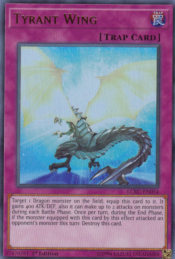遊戯王 LCKC-EN054 タイラント・ウィング Tyrant Wing(英語版 1st Edition ウルトラレア) Legendary Collection