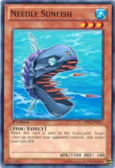 遊戯王 英語版 SP13-EN011 ハリマンボウ Needle Sunfish(英語版 1st Edition スターホイルレア)【新品】