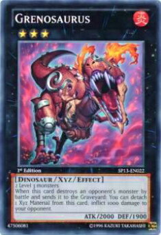 遊戯王 英語版 SP13-EN022 グレンザウルス Grenosaurus(英語版 1st Edition ノーマル)【新品】