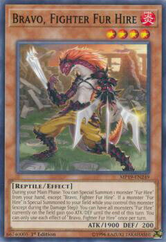 ͷ MP19-EN249 ĤƮ ֥顼 Bravo, Fighter Fur Hire (Ѹ 1st Edition Ρޥ) 2019 Gold Sarcophagus Tin Mega Pack