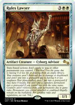 ޥå㥶󥰱Ѹ MTG UST EN 020 Rules Lawyer 롼ˡΧ(Ѹǥ쥢) Unstable Box ܥåϿ