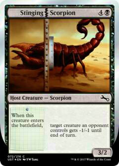 REALiZE ȥ쥫ۥӡŷԾŹ㤨֥ޥå㥶󥰱Ѹ MTG UST EN 072 Stinging Scorpion ͤɤ(Ѹǥ Unstable Box ܥåϿפβǤʤ30ߤˤʤޤ