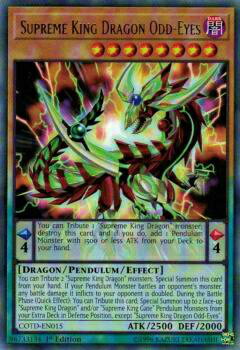 遊戯王 COTD-EN015 Supreme King Dragon Odd-Eyes(英語版 1st Edition レア)【新品】