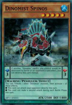 遊戯王 MP17-EN015 ダイナミスト・スピノス(英語版 1st Edition ノーマル)【新品】
