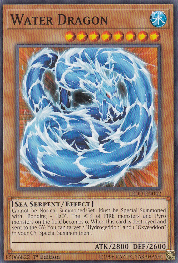 遊戯王 LEDU-EN042 ウォーター・ドラゴン(英語版 1st Edition ノーマル)【新品】