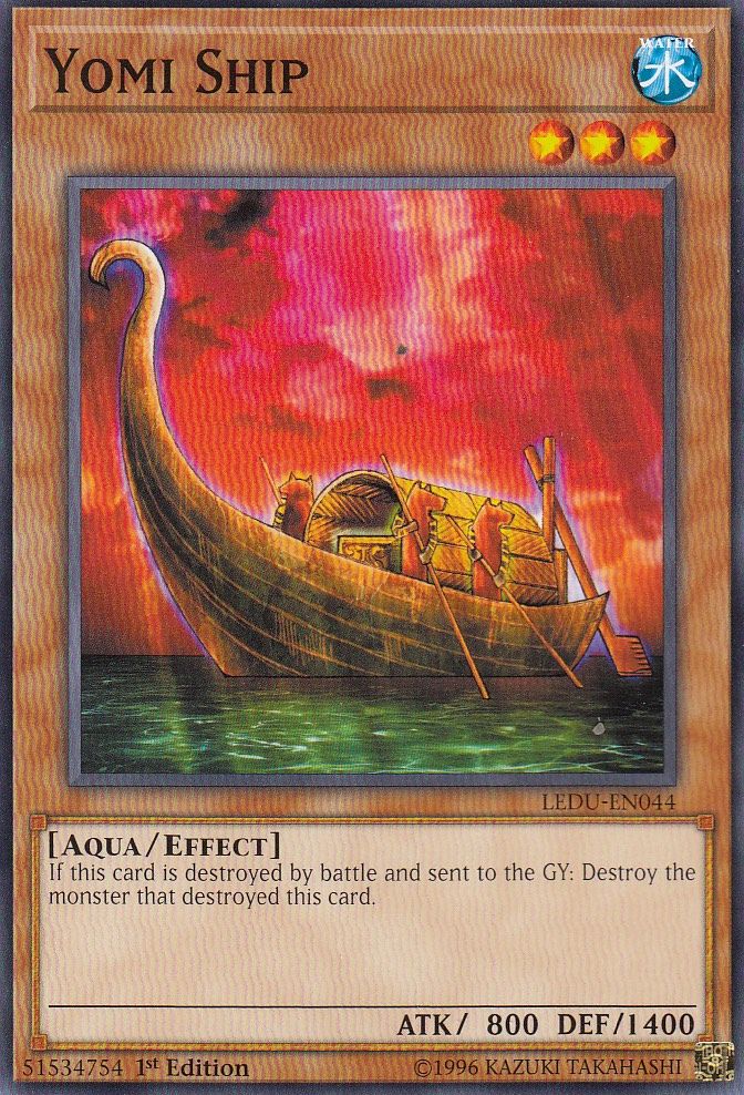 遊戯王 LEDU-EN044 Yomi Ship 黄泉へ渡る