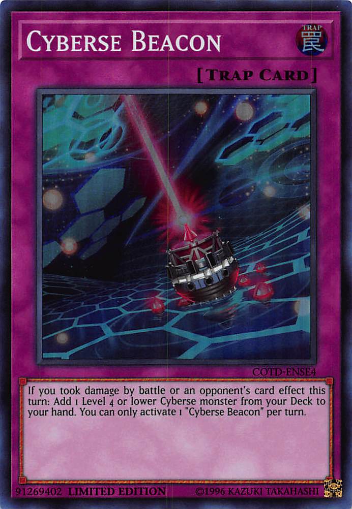 遊戯王 COTD-ENSE4 サイバース・ビーコン Cyberse Beacon(英語版 Limited Edition スーパーレア)【新品】