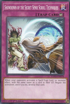 遊戯王 EXFO-EN078 見切りの極意 Showdown of the Secret Sense Scroll Techniques(英語版 1st Edition ノーマル)【新品】