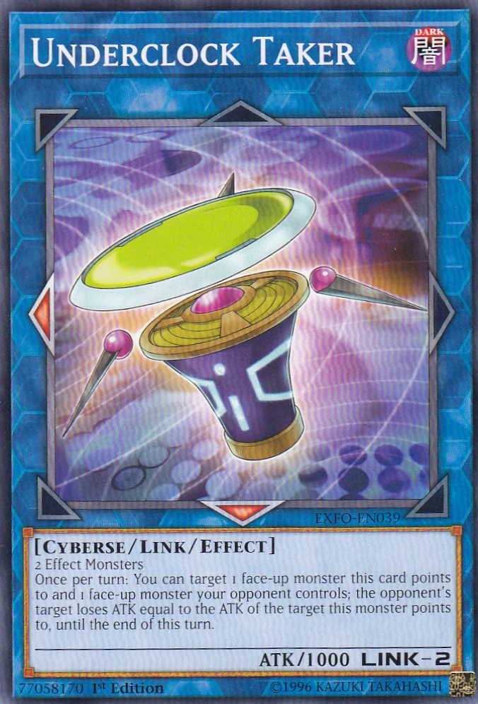 遊戯王 EXFO-EN039 アンダークロックテイカー Underclock Taker(英語版 1st Edition ノーマル)【新品】