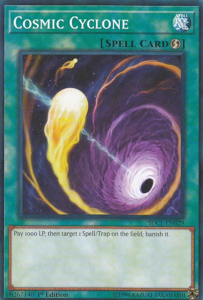 遊戯王 英語版 SDCL-EN029 コズミック・サイクロン Cosmic Cyclone(英語版 1st Edition ノーマル)【新品】
