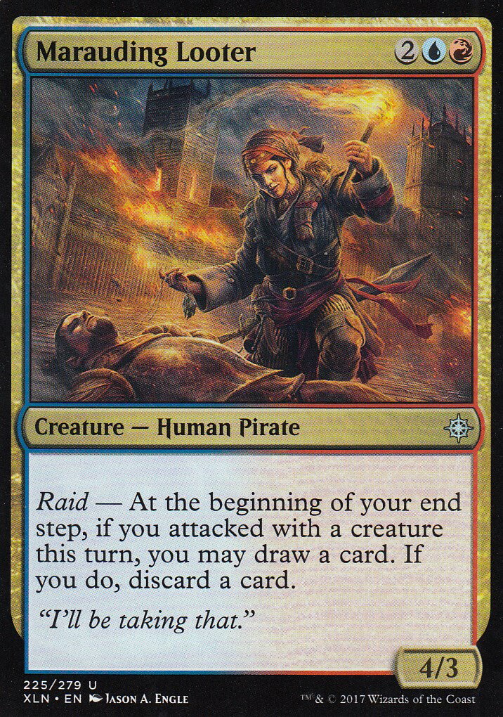 マジックザギャザリング MTG 英語版 XLN EN 225 Marauding Looter 無法の物あさり(英語版アンコモン)【新品】