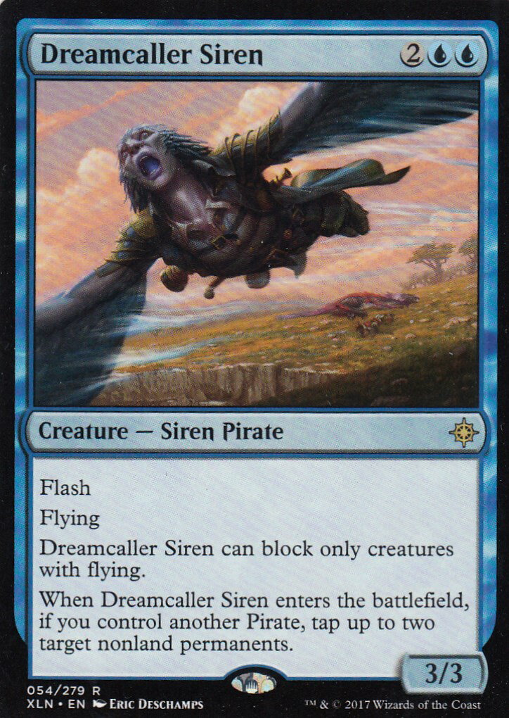 マジックザギャザリング MTG 英語版 XLN EN 054 Dreamcaller Siren 夢呼びのセイレーン(英語版レア)【新品】
