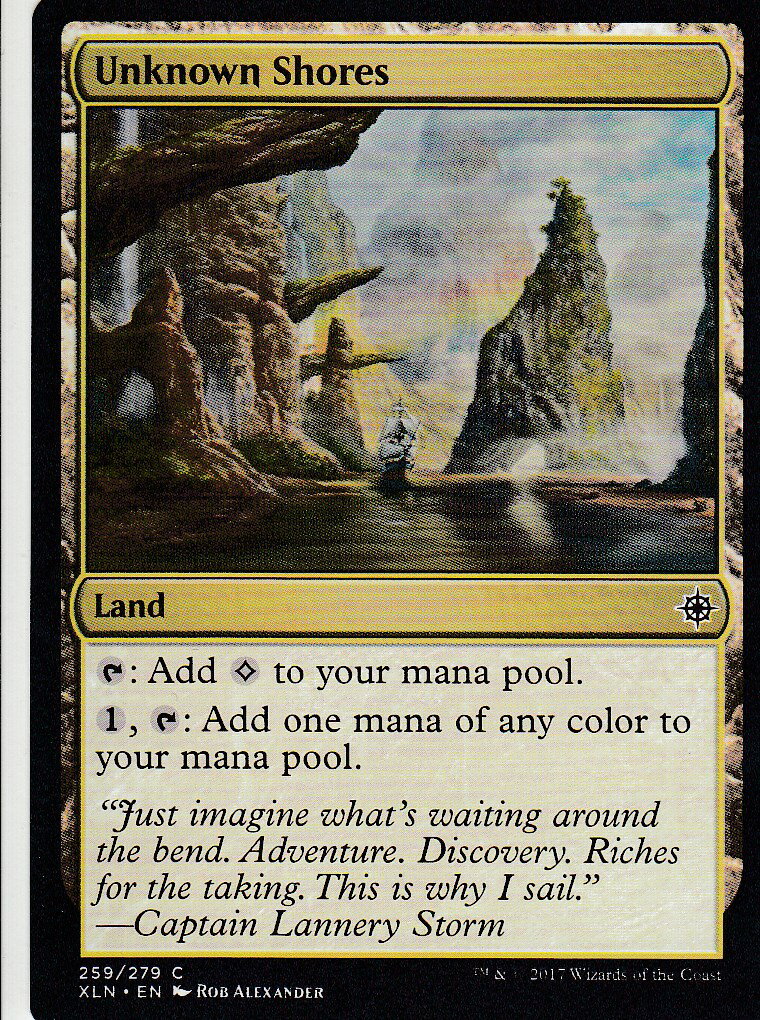 マジックザギャザリング MTG 英語版 XLN EN 259 Unknown Shores 未知の岸(英語版コモン)【新品】
