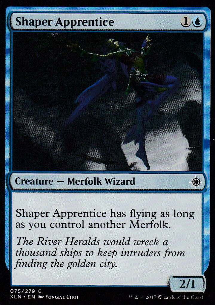マジックザギャザリング MTG 英語版 XLN EN 075 Shaper Apprentice 見 ...