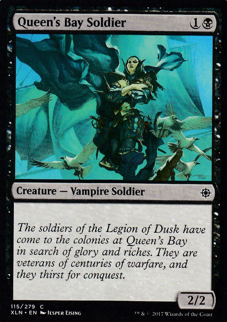 マジックザギャザリング MTG 英語版 XLN EN 115 Queen's Bay Soldier 女王湾の兵士(英語版コモン)【新品】