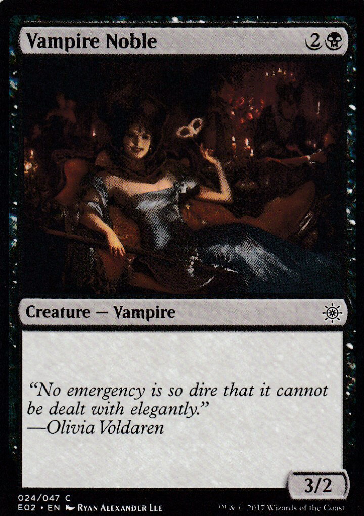マジックザギャザリング MTG 英語版 E02 EN 024 Vampire Noble 吸血貴族(英語版コモン)【新品】