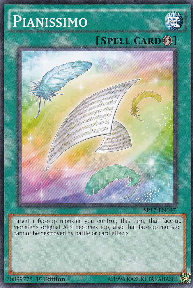 遊戯王 SP17-EN047 ピアニッシモ Pianissimo(英語版 1st Edition スターホイル)