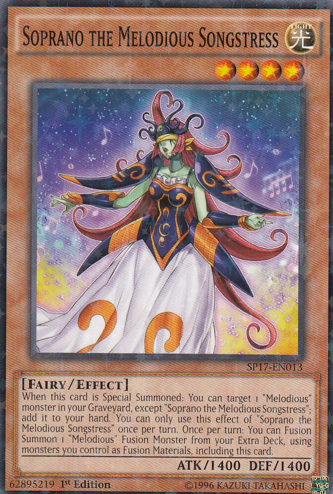 遊戯王 SP17-EN013 幻奏の歌姫ソプラノ