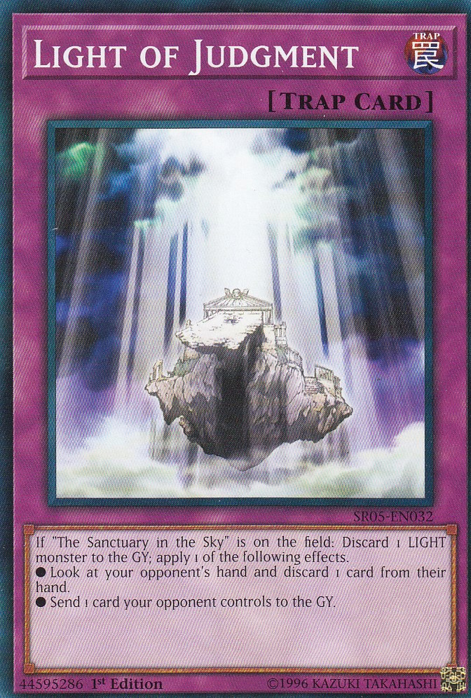 遊戯王 SR05-EN032 裁きの光 Light of Judgment(英語版 1st Edition ノーマル)