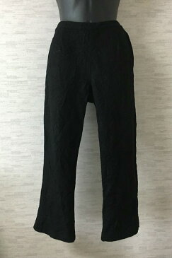 tricot COMME des GARCONS【トリココム・デ・ギャルソン】ウールクロップドパンツ黒Mしわ加工【中古】