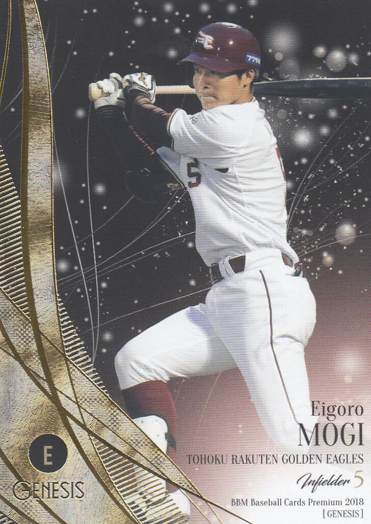 BBM2018 GENESIS REG-022 茂木栄五郎 (レギュラーカード/東北楽天ゴールデンイーグルス) ベースボールカード ジェネシス