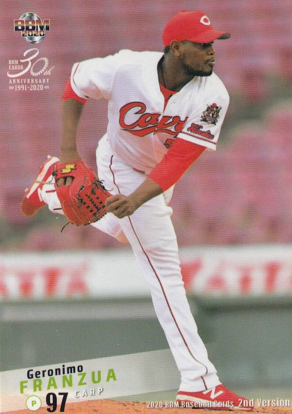 BBM 2020 514 G.フランスア 広島東洋カープ (レギュラーカード) ベースボールカード 2ndバージョン
