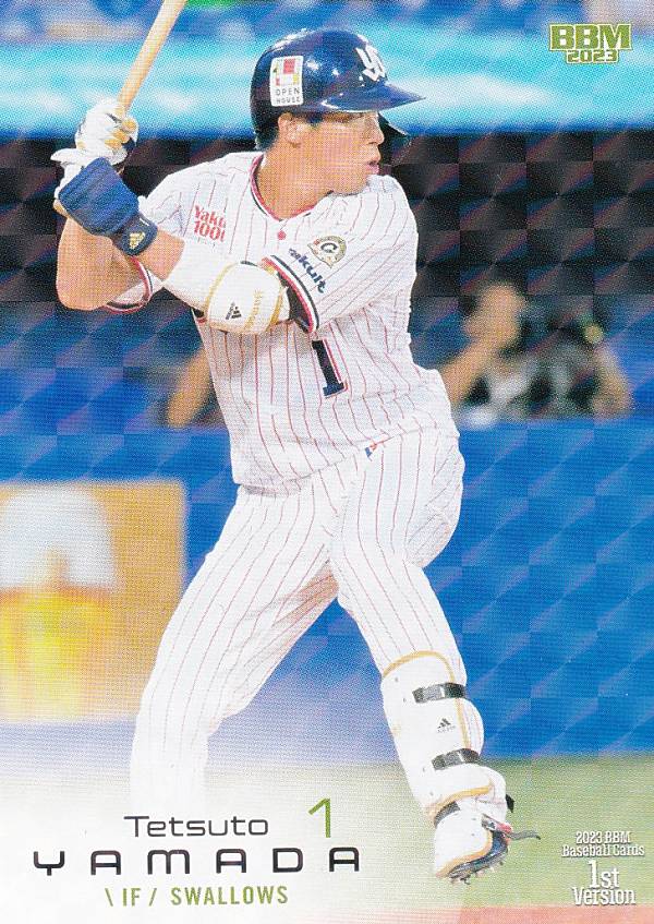 樂天商城 - 【キラカード】BBM ベースボールカード 177 山田哲人 東京ヤクルトスワローズ (レギュラーカード) 2023 1stバージョン