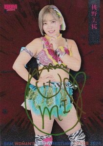 【箔押しサインパラレル】BBM 女子プロレスカード 0135 桃野美桜 (レギュラーカード) 2024