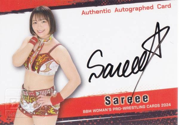【直筆サインカード 73/98】BBM 女子プロレスカード Sareee (レギュラーカード/通常版) 2024のサムネイル