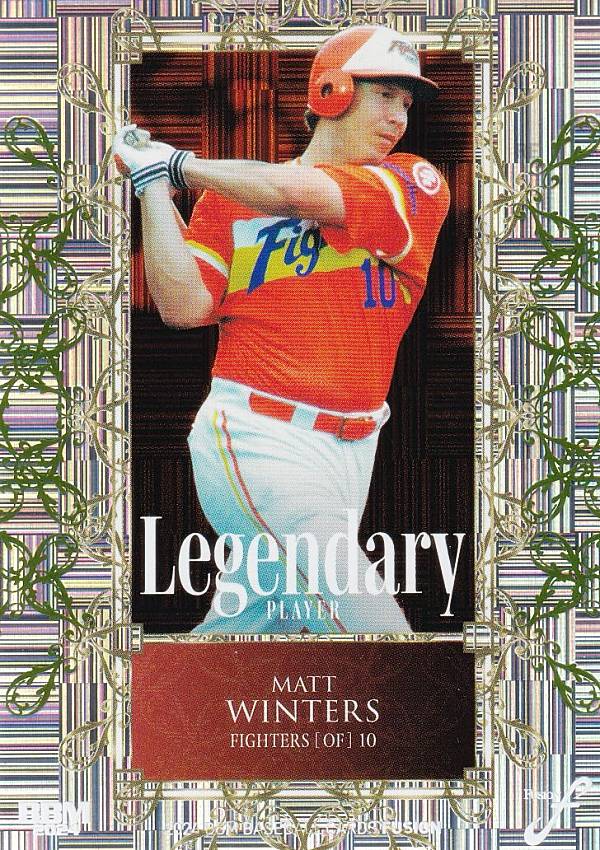 【キウイグリーン箔版 059/200】BBM ベースボールカード LP12 ウインタース 日本ハムファイターズ (インサートカード/LEGENDARY PLAYER) 2024 FUSION