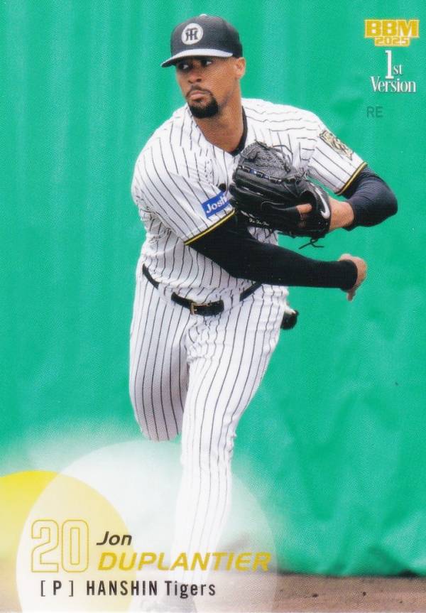 BBM ベースボールカード 032 デュプランティエ 阪神タイガース (レギュラーカード) 2025 1stバージョンのサムネイル