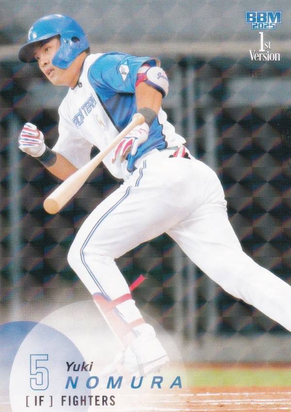 【キラカードパラレル】BBM ベースボールカード 204 野村佑希 北海道日本ハムファイターズ (レギュラーカード) 2025 1stバージョン