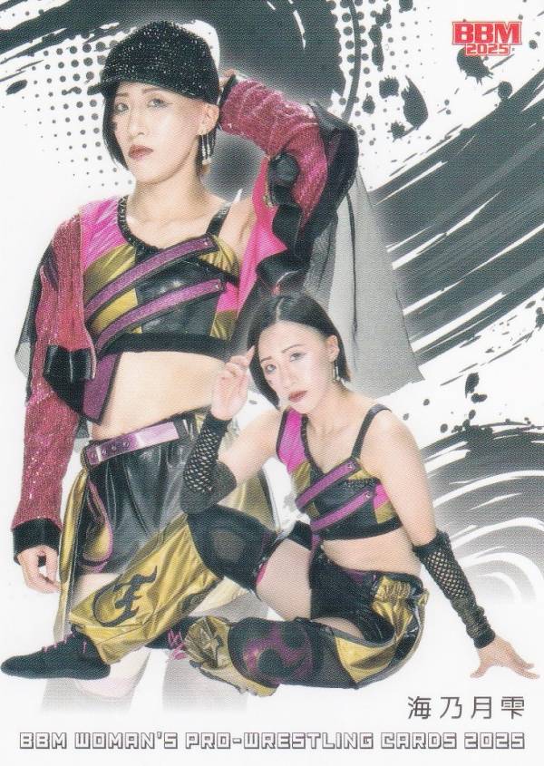 BBM 女子プロレスカード 022 海乃月雫 (レギュラーカード/現役選手) 2025