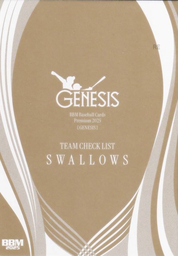 BBM ベースボールカード CL05 東京ヤクルトスワローズ (レギュラーカード/チームチェックリスト) 2025 GENESIS ジェネシス