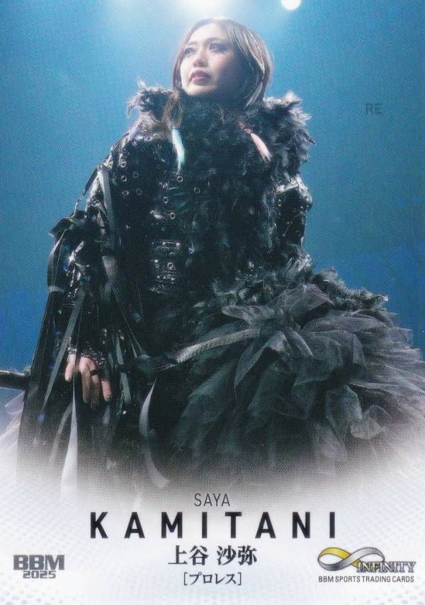 BBM スポーツトレーディングカード 81 上谷沙弥 プロレス (レギュラーカード) 2025 INFINITY インフィニティ
