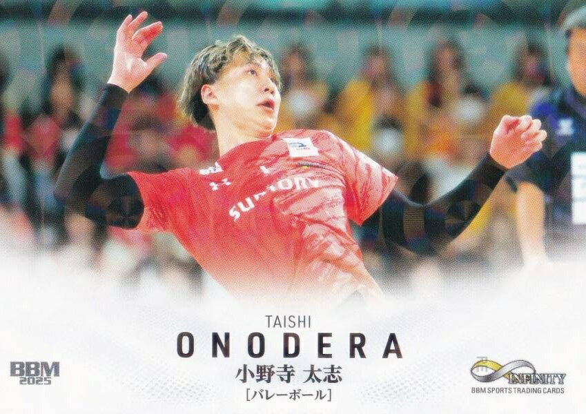 【キラカード版】BBM スポーツトレーディングカード 40 小野寺太志 バレーボール (レギュラーカード) 2025 INFINITY インフィニティ
