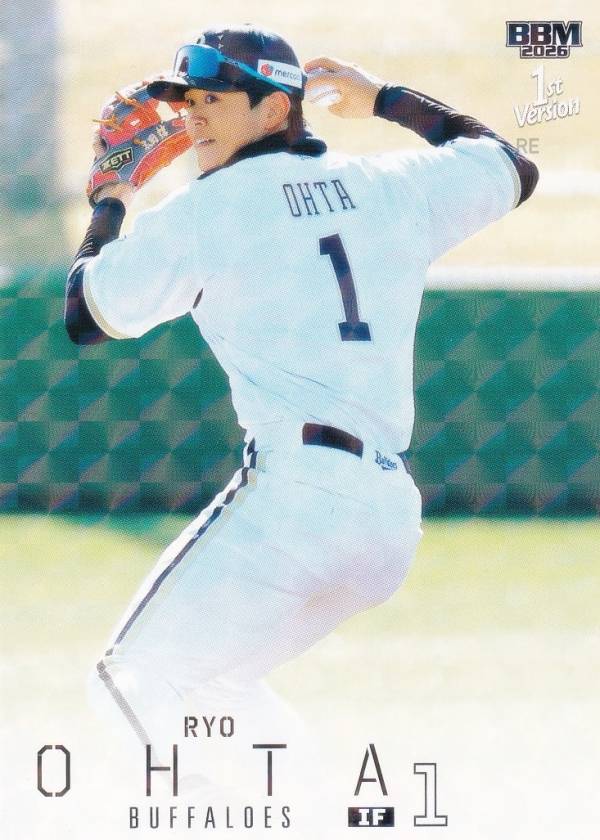 乐天商城 - 【キラカードパラレル】BBM ベースボールカード 067 太田椋 オリックス・バファローズ (レギュラーカード) 2026 1stバージョン